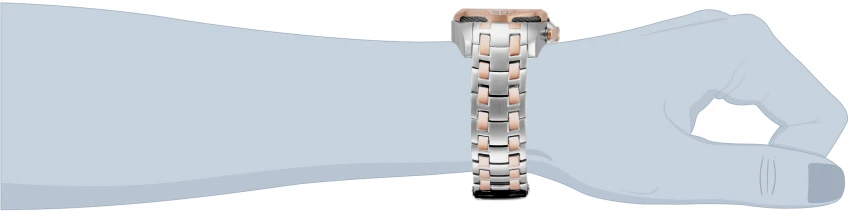 Мужские часы Invicta Bolt Tensora - 50mm, Steel, Rose Gold (ZG-34135), цвет: Стальной / Золотой — фото 4