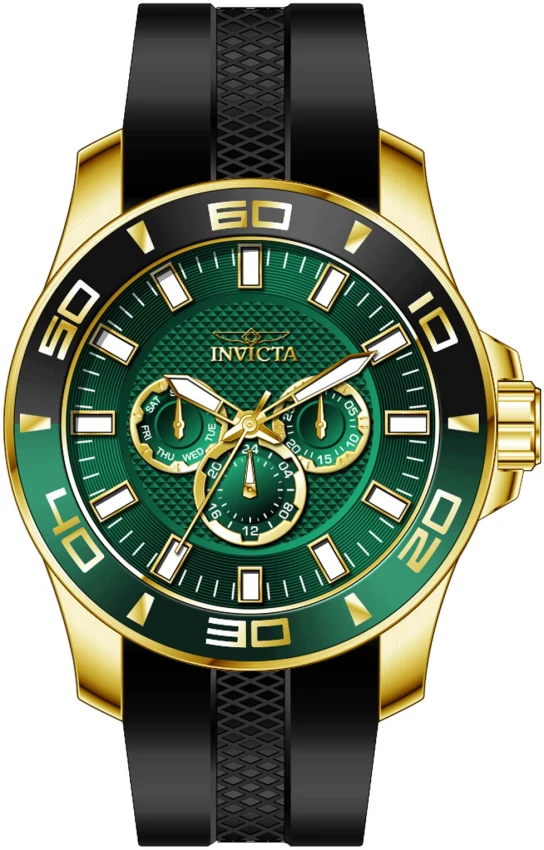 Мужские часы Invicta Pro Diver Impact Watch - 50mm. Black (35743), цвет: Чёрный — фото 2