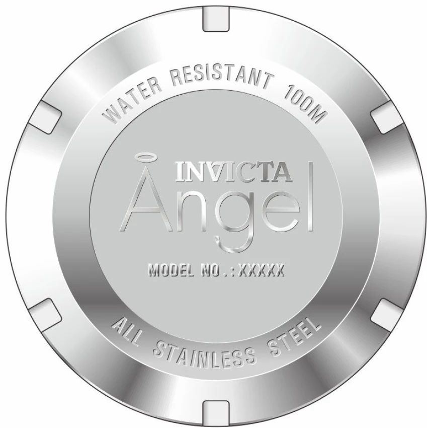 Женские часы Invicta Angel Neomura Watch w/ Mother of Pearl Dial - 38mm, Steel (36057), цвет: Стальной — фото 3