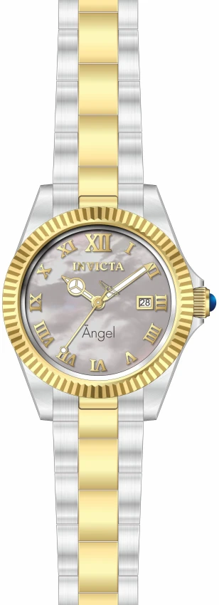 Женские часы Invicta Angel Neomura w/ Mother of Pearl Dial - 38mm, Steel, Gold (36060), цвет: Стальной / Золотой — фото 2