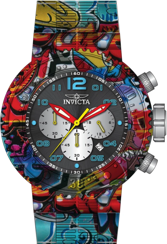 Мужские часы Invicta Pro Diver Muralia Watch - 52mm, Steel, Aqua Plating (36779), цвет: Стальной / Бирюзовый — фото 2