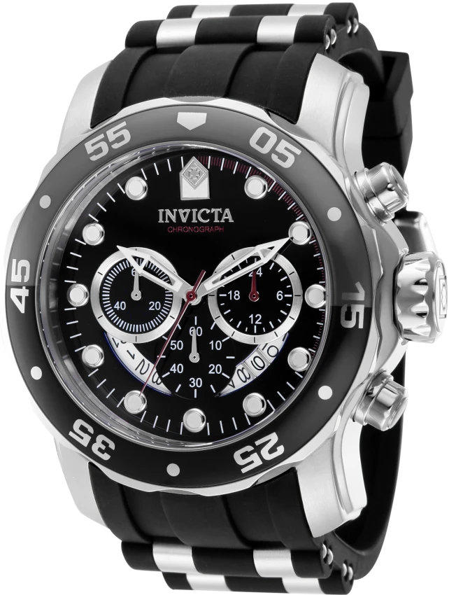 Мужские часы Invicta Pro Diver Scuba Watch - 48mm. Steel. Black (37230), цвет: Чёрный — фото 4