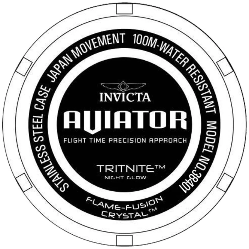 Мужские часы Invicta Aviator Nomad Watch - 45mm. Blue (38401), цвет: Синий — фото 3