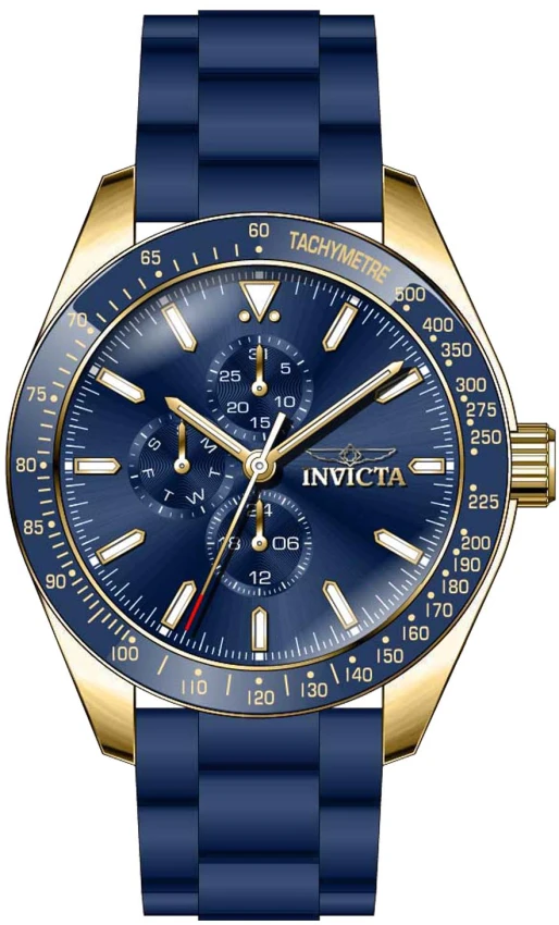 Мужские часы Invicta Aviator Nomad Watch - 45mm. Blue (38403), цвет: Синий — фото 2