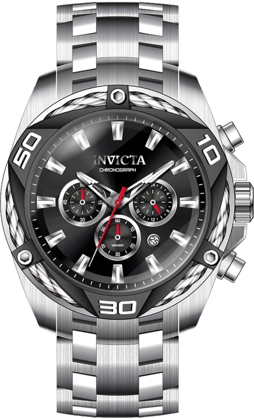 Мужские часы Invicta Bolt Watch - 50mm, Steel (38569), цвет: Стальной — фото 2