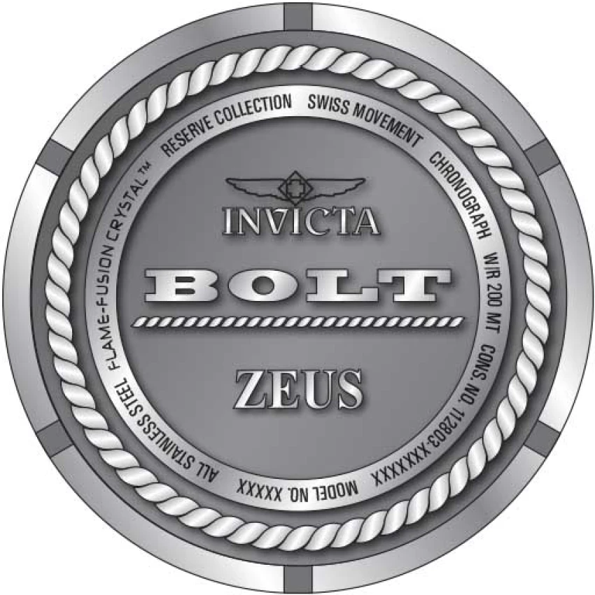 Мужские часы Invicta Reserve Bolt Zeus 1.81 Carat Diamond Swiss Ronda Z60 Caliber Watch w/ Mother of Pearl Dial - 53mm, Gold (39382), цвет: Золотой — фото 4