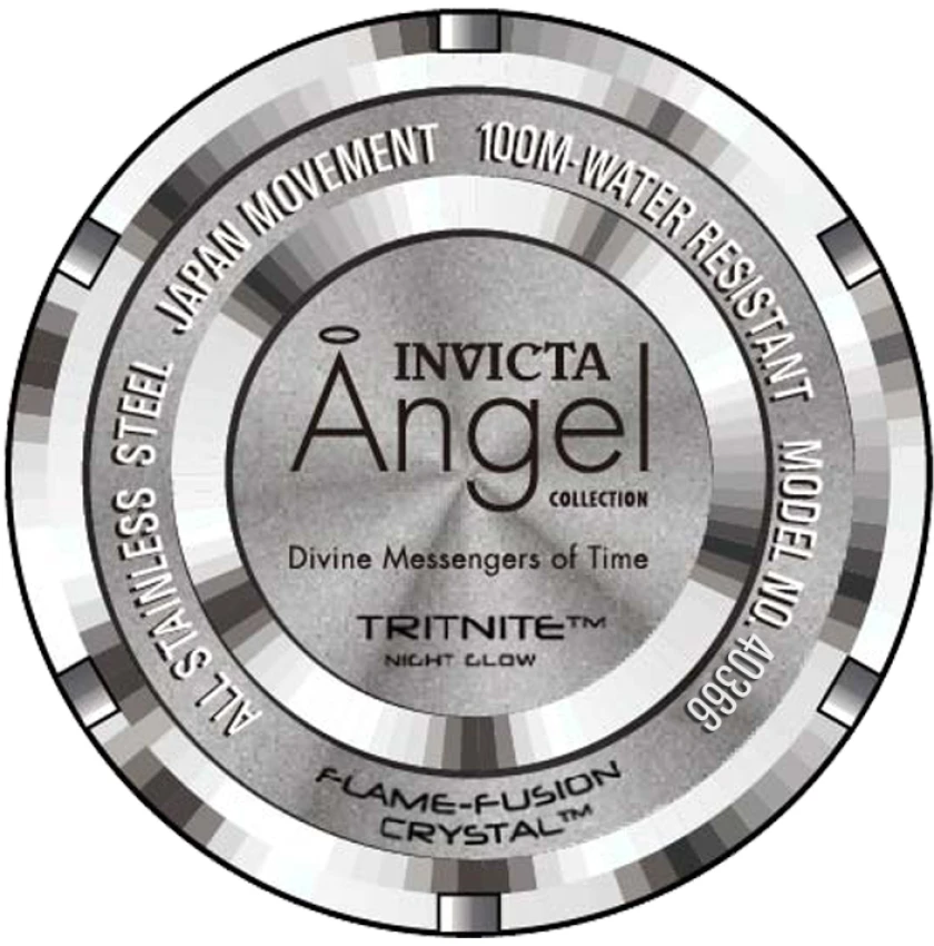 Женские часы Invicta Angel Watch w/ Mother of Pearl Dial - 35mm, Rose Gold (40366), цвет: Золотой — фото 3