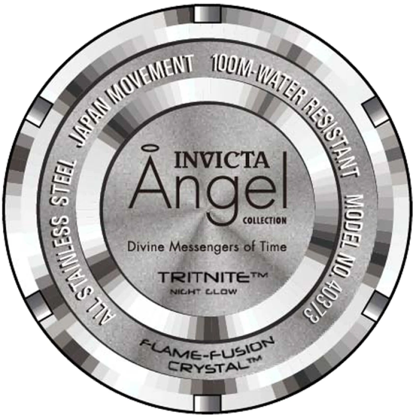 Женские часы Invicta Angel Watch w/ Mother of Pearl Dial - 35mm, Steel (40373), цвет: Стальной — фото 3