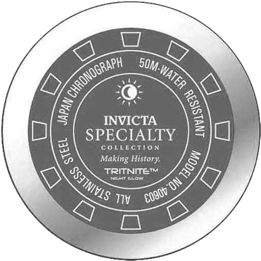 Мужские часы Invicta Specialty Pulse - 50mm. Gold, Steel (40603), цвет: Золотой / Стальной — фото 3