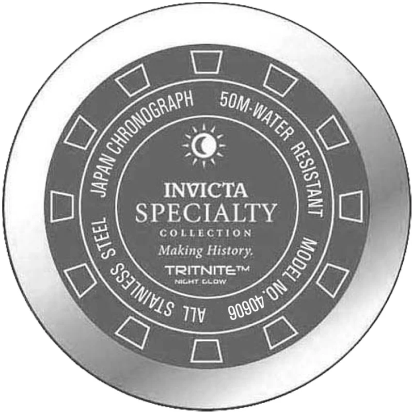 Мужские часы Invicta Specialty Pulse - 50mm. Steel, Black (ZG-40606), цвет: Стальной / Чёрный — фото 3