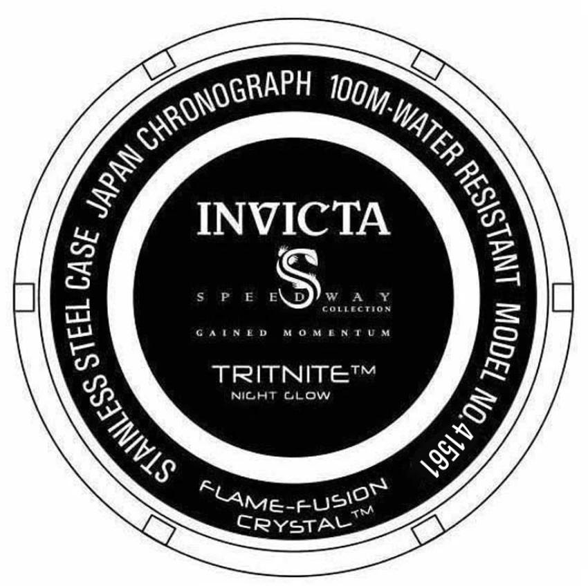 Мужские часы Invicta Speedway Watch w/ Abalone Dial - 50mm, White (41561), цвет: Белый — фото 3