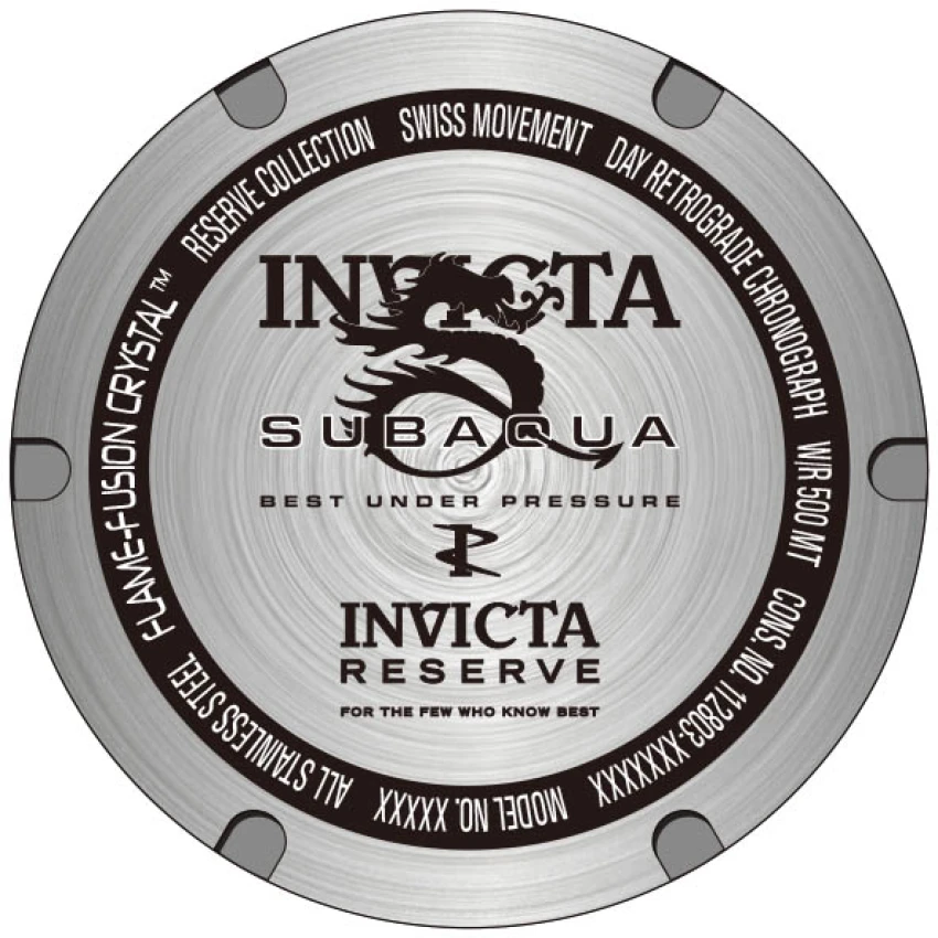 Мужские часы Invicta Reserve Specialty Subaqua Swiss Ronda 8040.N Caliber - 52mm, Steel (43312), цвет: Стальной — фото 3