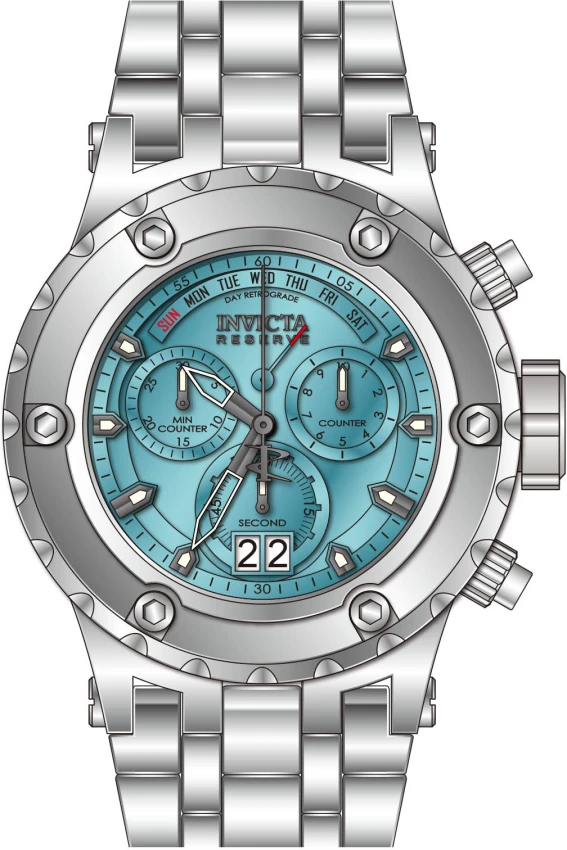 Мужские часы Invicta Reserve Specialty Subaqua Swiss Ronda 8040.N Caliber - 52mm, Steel (43312), цвет: Стальной — фото 2