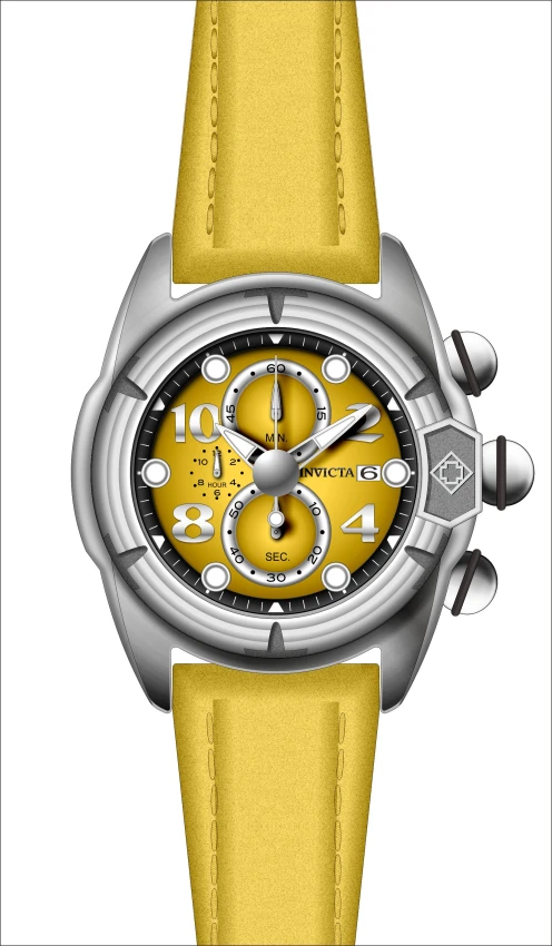 Мужские часы Invicta Lupah Bulwaryn Watch - 52mm, Yellow (43876), цвет: Жёлтый — фото 2