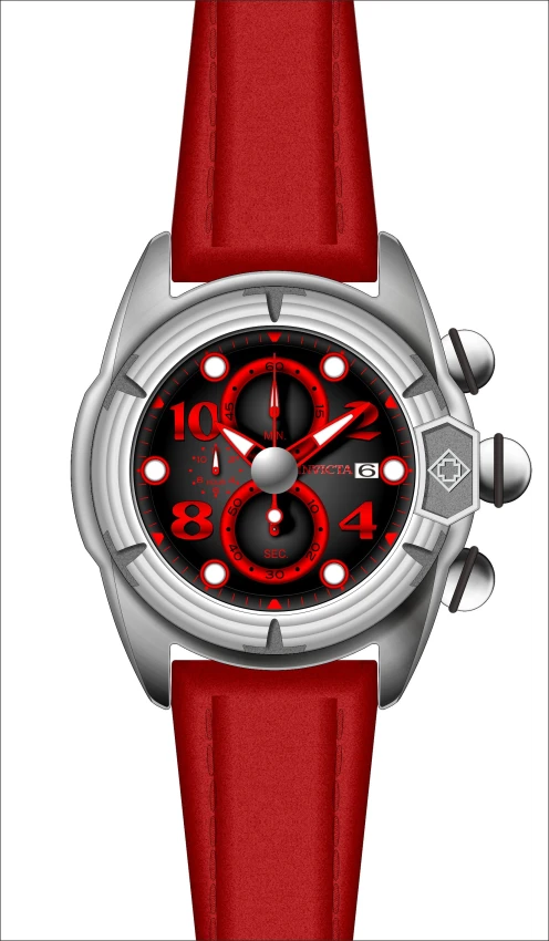 Мужские часы Invicta Lupah Bulwaryn Watch - 52mm, Red (43878), цвет: Красный — фото 2