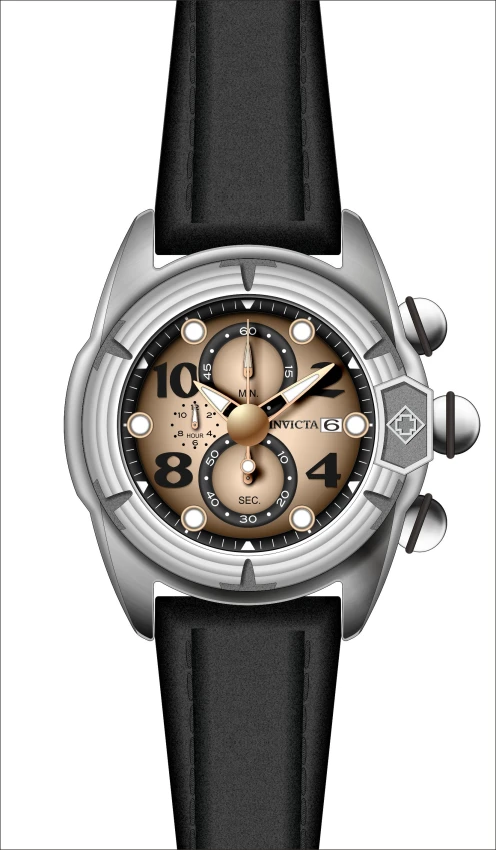 Мужские часы Invicta Lupah Bulwaryn Watch - 52mm, Black (43879), цвет: Чёрный — фото 2