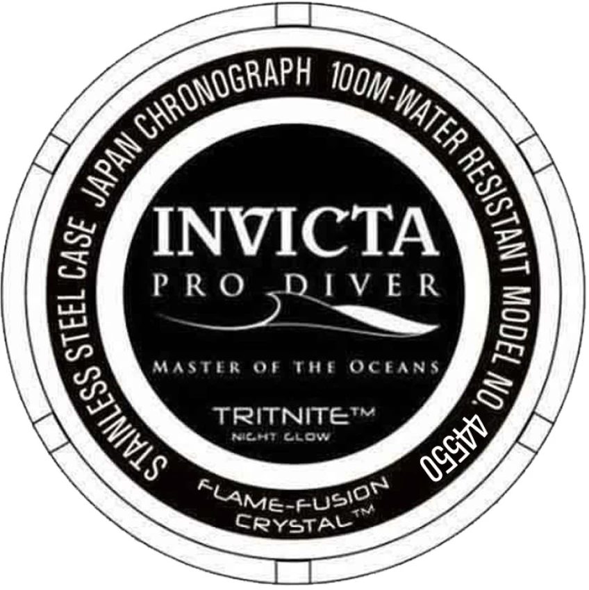 Мужские часы Invicta Pro Diver Scuba Watch - 50mm, Orange, Black (44550), цвет: Оранжевый / Чёрный — фото 3
