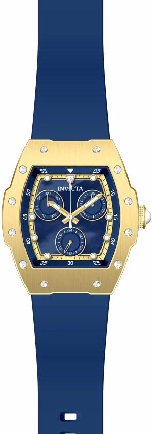 Женские часы Invicta Racing Watch w/ Mother of Pearl Dial - 38mm. Navy Blue (45644), цвет: Тёмно-синий — фото 2