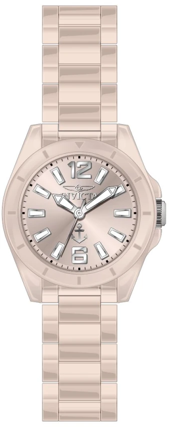 Женские часы Invicta Pro Diver Watch - 32mm, Light Pink (46302), цвет: Розовый — фото 2