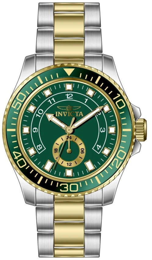 Мужские часы Invicta Pro Diver Command Watch - 44mm. Gold, Steel (47129), цвет: Золотой / Стальной — фото 2