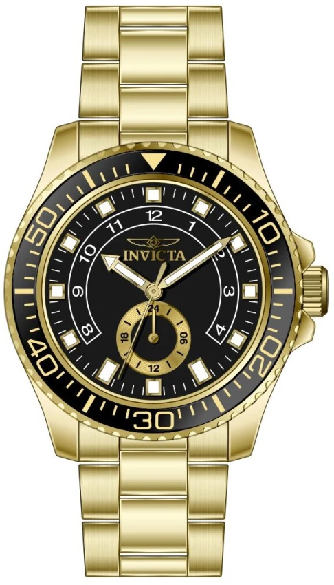 Мужские часы Invicta Pro Diver Command Watch - 44mm. Gold (47131), цвет: Золотой — фото 2