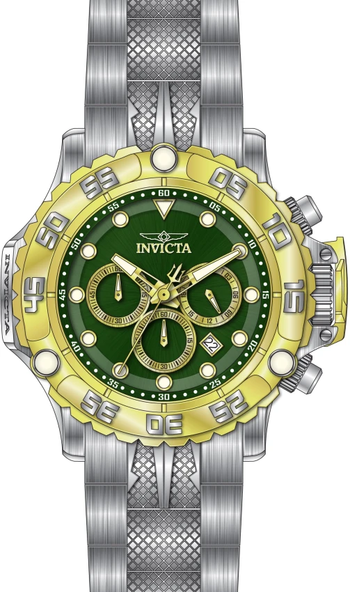 Мужские часы Invicta Subaqua Poseidon Watch - 55.4mm. Steel (47183), цвет: Стальной — фото 3