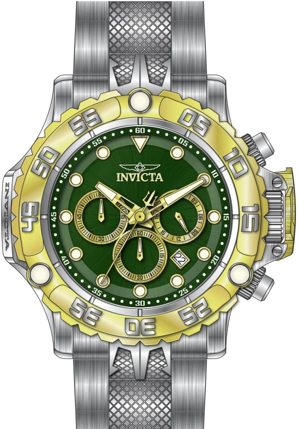 Мужские часы Invicta Subaqua Poseidon Watch - 55.4mm. Steel (47183), цвет: Стальной — фото 2