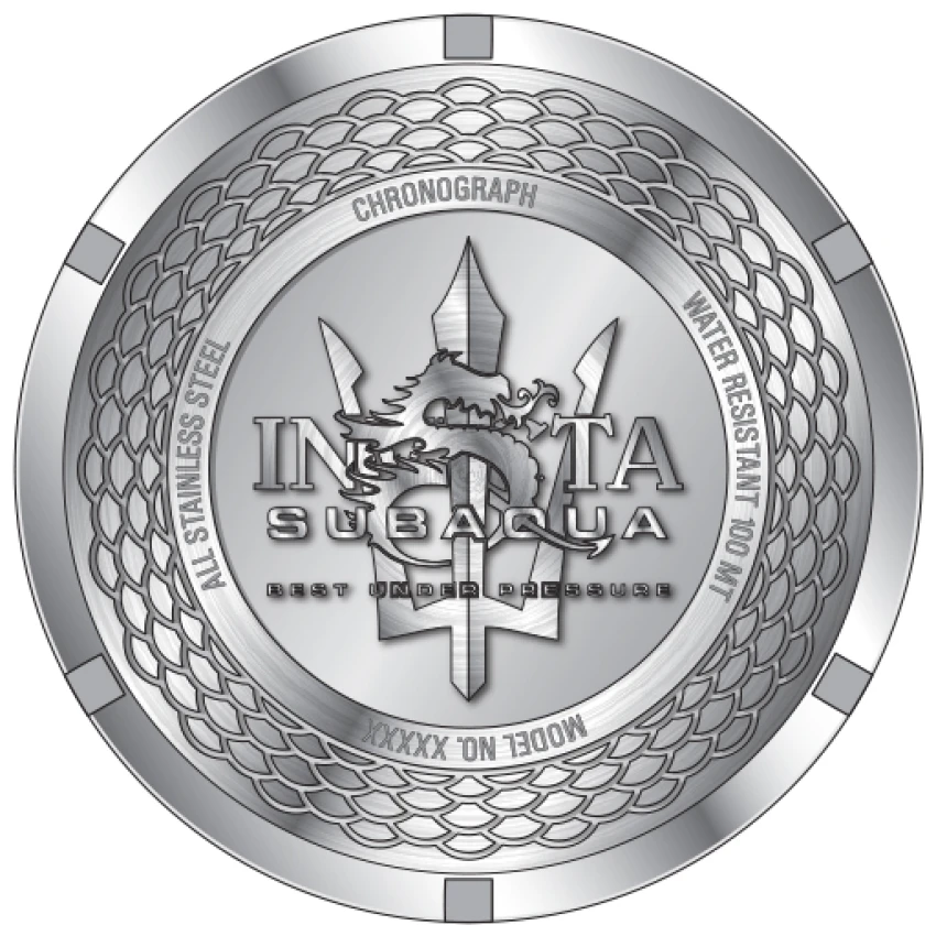 Мужские часы Invicta Subaqua Poseidon Watch - 55.4mm. Gold (47184), цвет: Золотой — фото 4