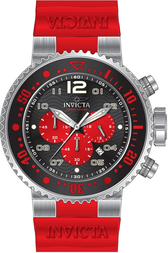 Мужские часы Invicta Pro Diver Crew Watch - 52mm. Red (47194), цвет: Красный — фото 2