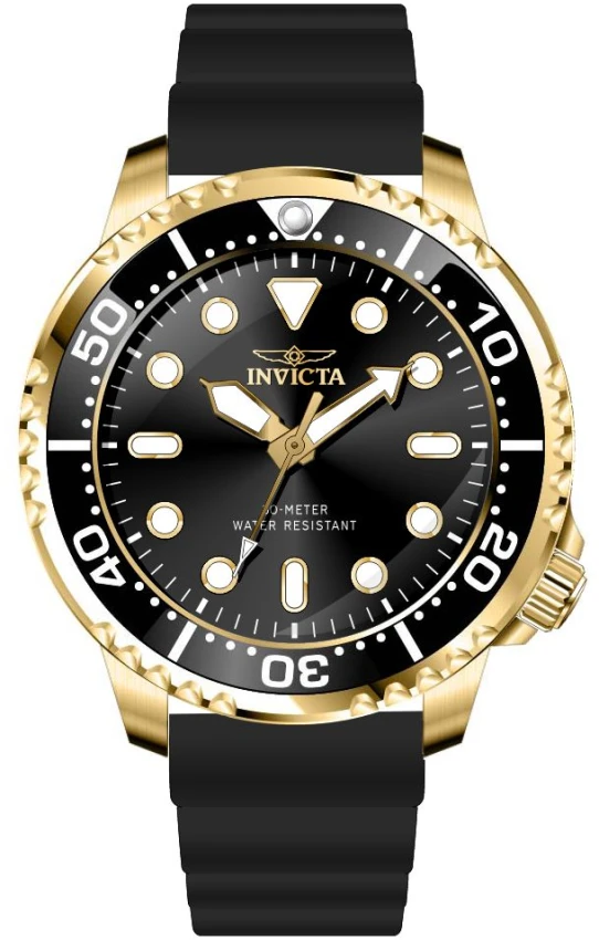 Мужские часы Invicta Pro Diver Neptune Watch - 48mm. Black (47226), цвет: Чёрный — фото 2