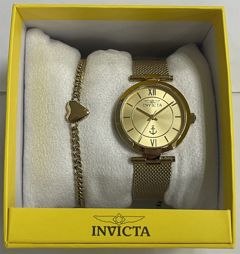Женские часы Invicta 32mm, Gold (47265), цвет: Золотой — фото 4