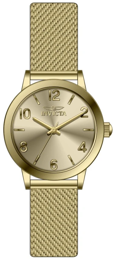 Женские часы Invicta Wildflower Watch - 34mm, Gold With Bracelet Set (47275), цвет: Золотой — фото 2