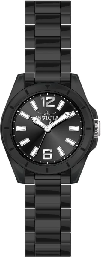 Женские часы Invicta Scratch-Resistant Ceramic Watch - 32mm, Black (47336), цвет: Чёрный — фото 2