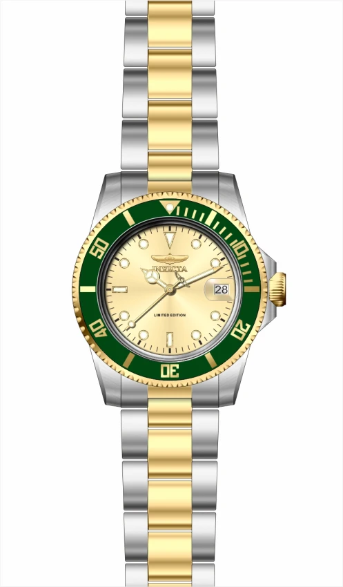 Мужские часы Invicta Pro Diver Navarch Automatic - 40mm, Gold, Steel (ZG-47395), цвет: Золотой / Стальной — фото 2