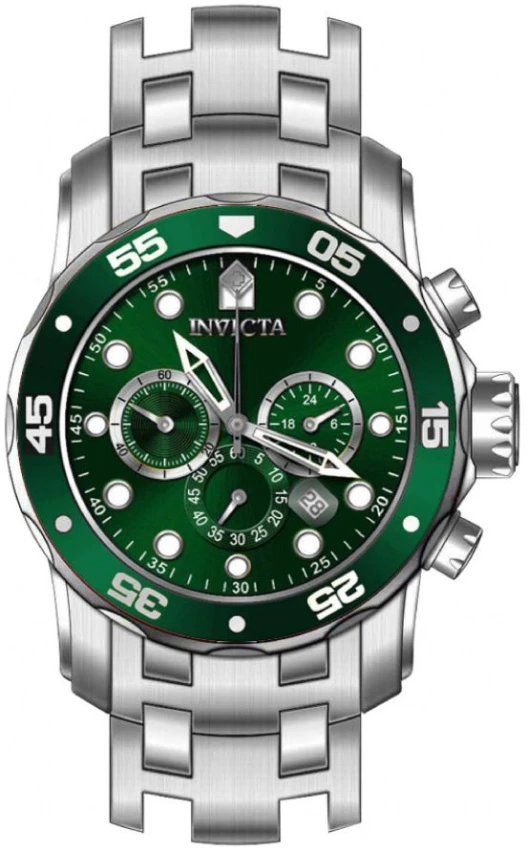 Мужские часы Invicta Pro Diver Chroma Watch - 48mm. Steel (47559), цвет: Стальной — фото 2