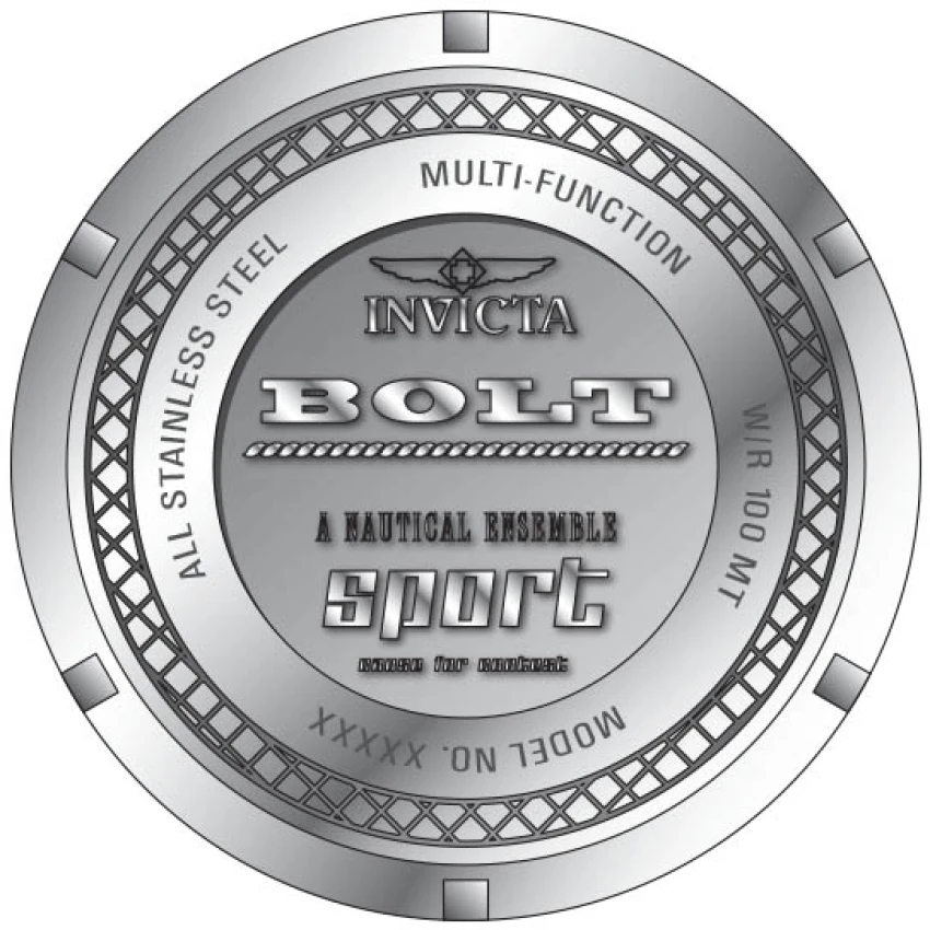 Мужские часы Invicta Bolt Shock Watch - 50mm. Khaki (47838), цвет: Хаки — фото 3