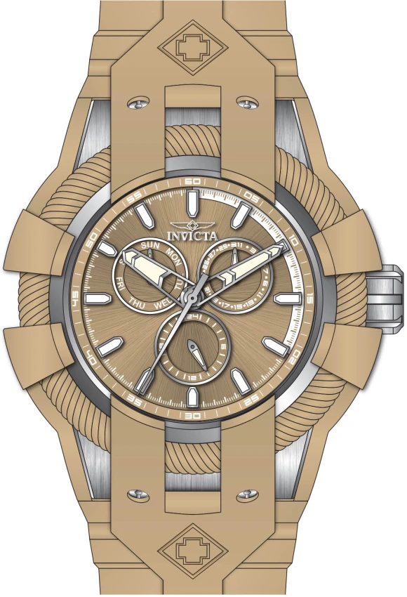 Мужские часы Invicta Bolt Shock Watch - 50mm. Khaki (47838), цвет: Хаки — фото 2