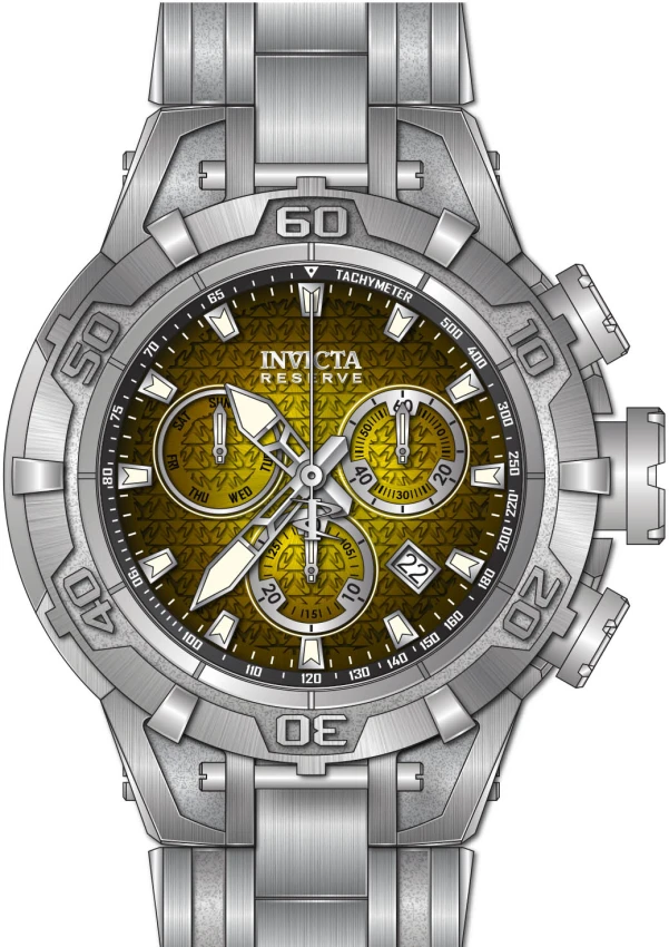 Мужские часы Invicta Reserve Ocean Warrior Swiss Ronda Z60 Caliber Watch - 54mm, Steel (ZG-47848), цвет: Стальной — фото 2