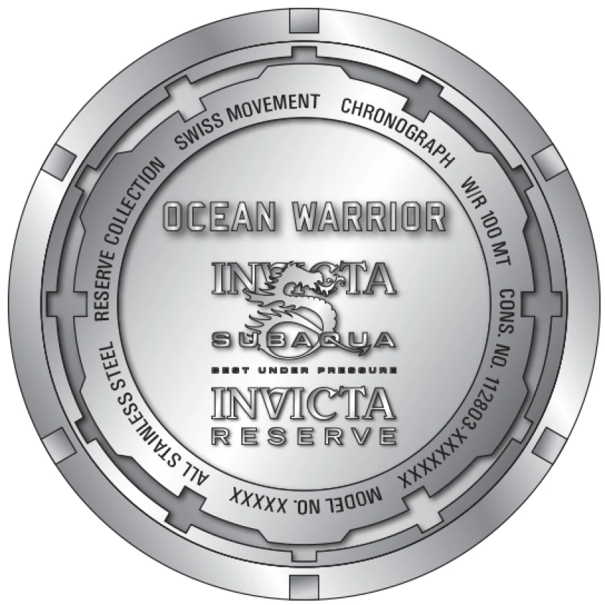 Мужские часы Invicta Reserve Swiss Ronda Z60 Caliber Watch - 54mm, Steel (ZG-47851), цвет: Стальной — фото 3