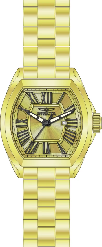 Мужские часы Invicta Pro Diver Royal Contour Watch - 48mm. Gold (48180), цвет: Золотой — фото 3