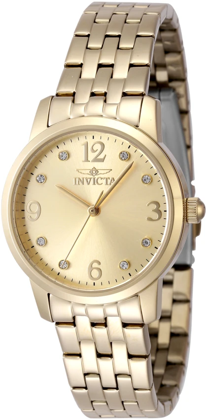 Женские часы Invicta Angel Watch - 32mm, Gold With Bracelet Set (48256), цвет: Золотой — фото 4