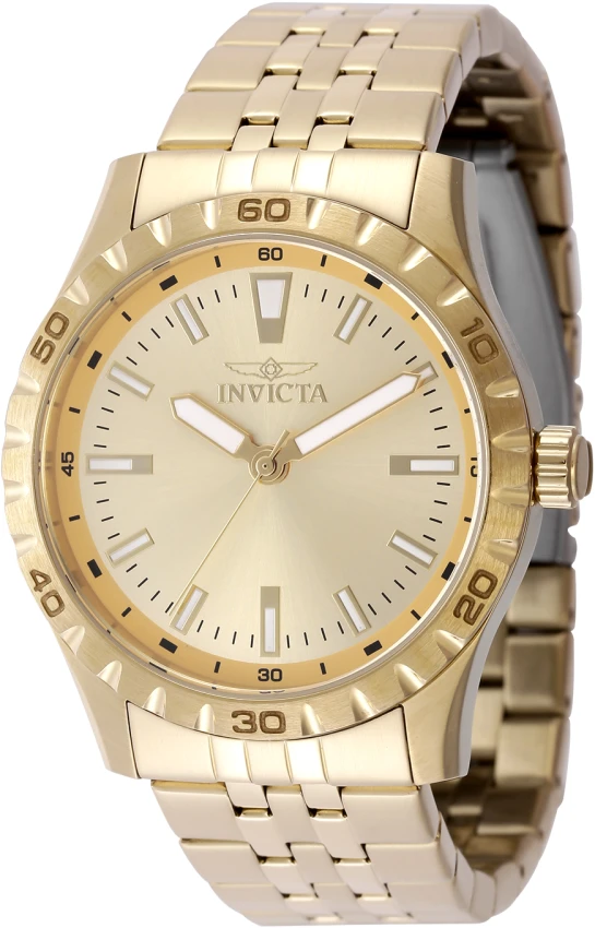 Мужские часы Invicta Specialty Luvenza Watch - 42mm, Gold With Bracelet Set (48283), цвет: Золотой — фото 5