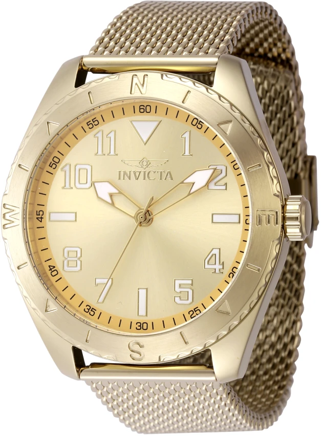 Мужские часы Invicta Specialty Watch - 45mm, Gold With Bracelet Set (48290), цвет: Золотой — фото 5