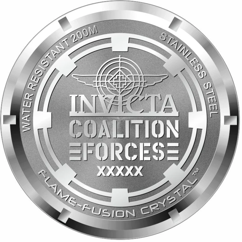 Мужские часы Invicta Coalition Forces Noktanis Watch - 56mm. Steel (48332), цвет: Стальной — фото 3
