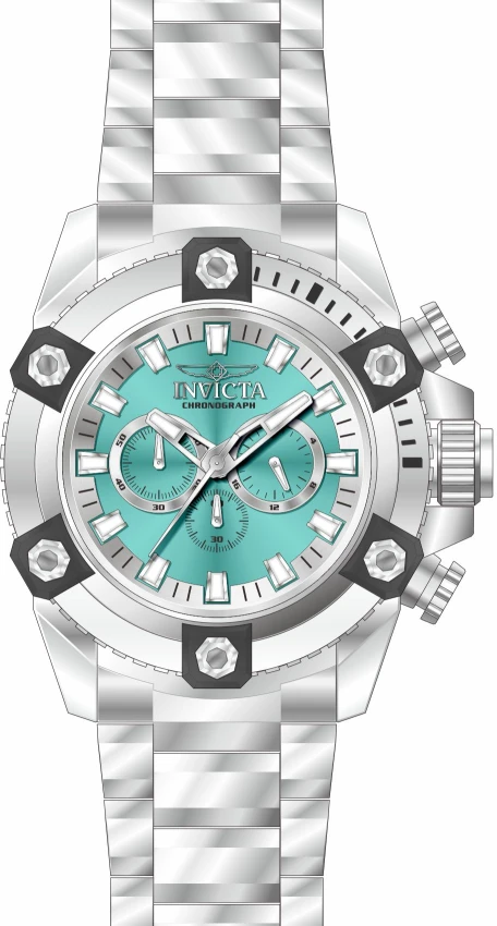 Мужские часы Invicta Coalition Forces Noktanis Watch - 56mm. Steel (48332), цвет: Стальной — фото 2