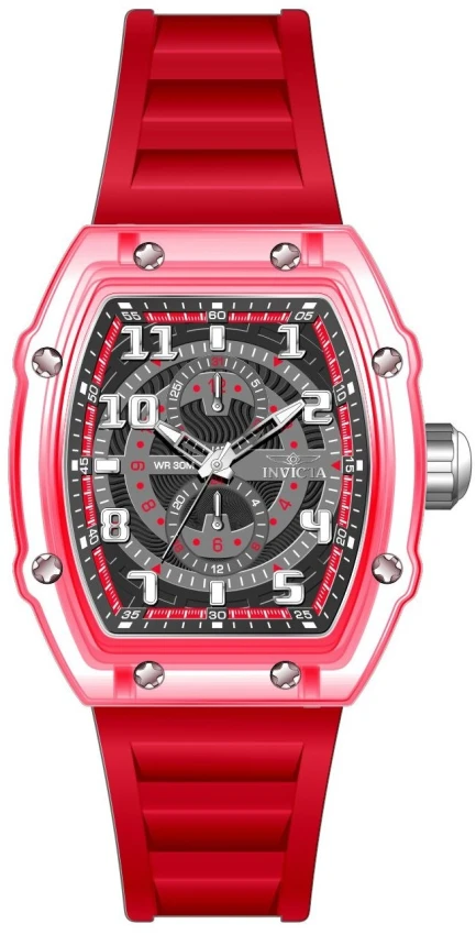 Мужские часы Invicta Racing Cyclone - 48.5mm, Red (48448), цвет: Красный — фото 2