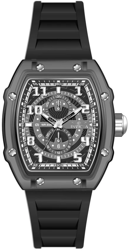 Мужские часы Invicta Racing Cyclone Watch - 48.5mm, Black (48450), цвет: Чёрный — фото 2