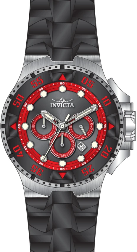 Мужские часы Invicta Excursion Kodar - 50mm. Black (48536), цвет: Чёрный — фото 3