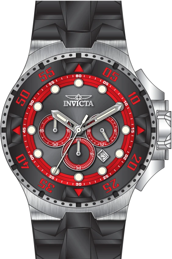 Мужские часы Invicta Excursion Kodar - 50mm. Black (48536), цвет: Чёрный — фото 2