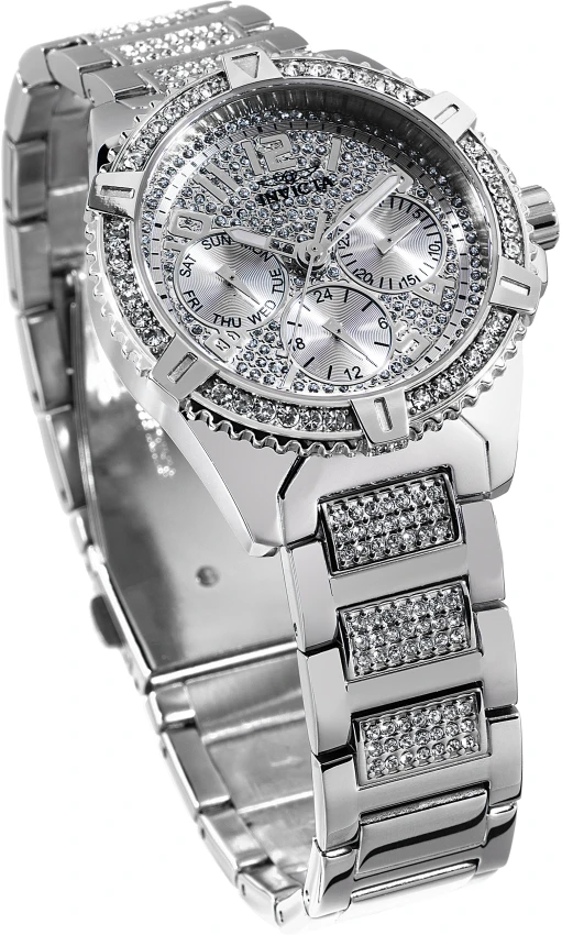 Женские часы Invicta Celestial Watch - 37mm, White, Steel (48563), цвет: Белый / Стальной — фото 3